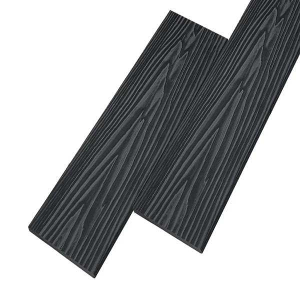 Заборная доска цвет Графит 3м Коллекция Tehno Avista New ТехноДПК