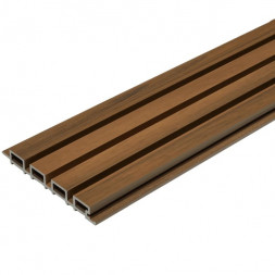 Фасадные реечные панели цвет Орех 4м Cm Wall CM Decking