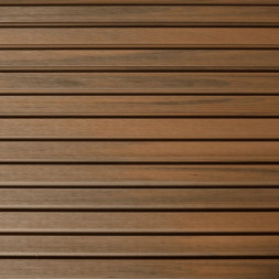 Фасадные реечные панели цвет Орех 4м Cm Wall CM Decking