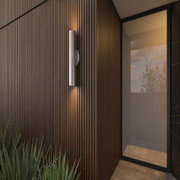 Фасадные реечные панели цвет Макадамия 3м Cm Wall DUAL CM Decking