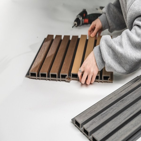 Фасадные реечные панели цвет Кэмэл 3м Cm Wall DUAL CM Decking