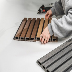 Фасадные реечные панели цвет Кэмэл 4м Cm Wall DUAL CM Decking