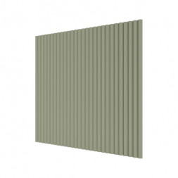 Стеновая квадратная панель Полосы Фисташка
