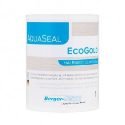 Лак Berger Aqua-Seal EcoGold Полуматовый 1 л