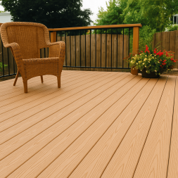 Террасная доска цвет Дуб Коллекция Natur CM Decking