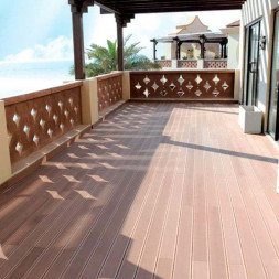 Террасная доска цвет Дуб Коллекция Grand CM Decking