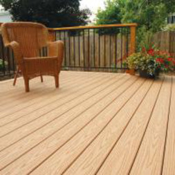 Террасная доска цвет Дуб Коллекция Grand CM Decking