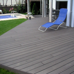 Террасная доска цвет Эбен Коллекция Grand CM Decking