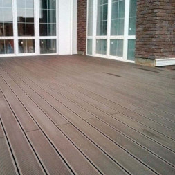Террасная доска цвет Венге 4м Коллекция Grand CM Decking