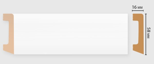 Плинтус Дюрополимер D235-114ДМ