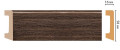Плинтус Decomaster Плинтус Дюрополимер D235-81 ДМ