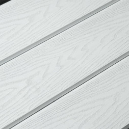 Фасадная доска цвет Белый Коллекция Fusion CM Decking