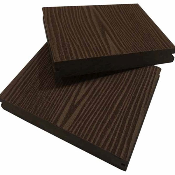 Террасная доска цвет Венге Коллекция Solid Colorite Woodvex