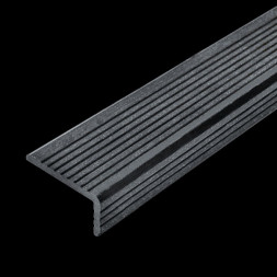 Угол цвет Графит из ДПК 3м 70*35 ТехноДПК