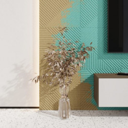 Стеновая квадратная панель Пирамида под покраску