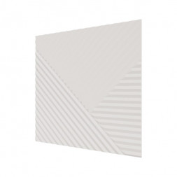 Стеновая квадратная панель Пирамида Белая