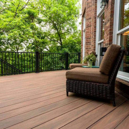 Террасная доска цвет Мербау Коллекция Grand CM Decking