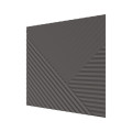 Стеновая квадратная панель Пирамида Графит Ликорн 