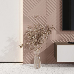 Стеновая квадратная панель Пирамида Лиловая