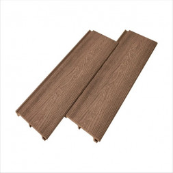 Фасадная панель цвет Красное дерево 3м Коллекция Tehno Amarant Patio ТехноДПК