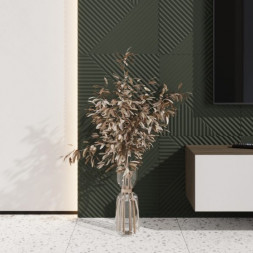 Стеновая квадратная панель Пирамида Оливковый