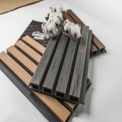 Фасадные реечные панели цвет Стоун Грей 3м Cm Wall CM Decking