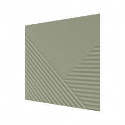 Стеновая квадратная панель Пирамида Фисташка