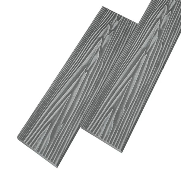 Заборная доска цвет Серый 3м Коллекция Tehno Avista New ТехноДПК